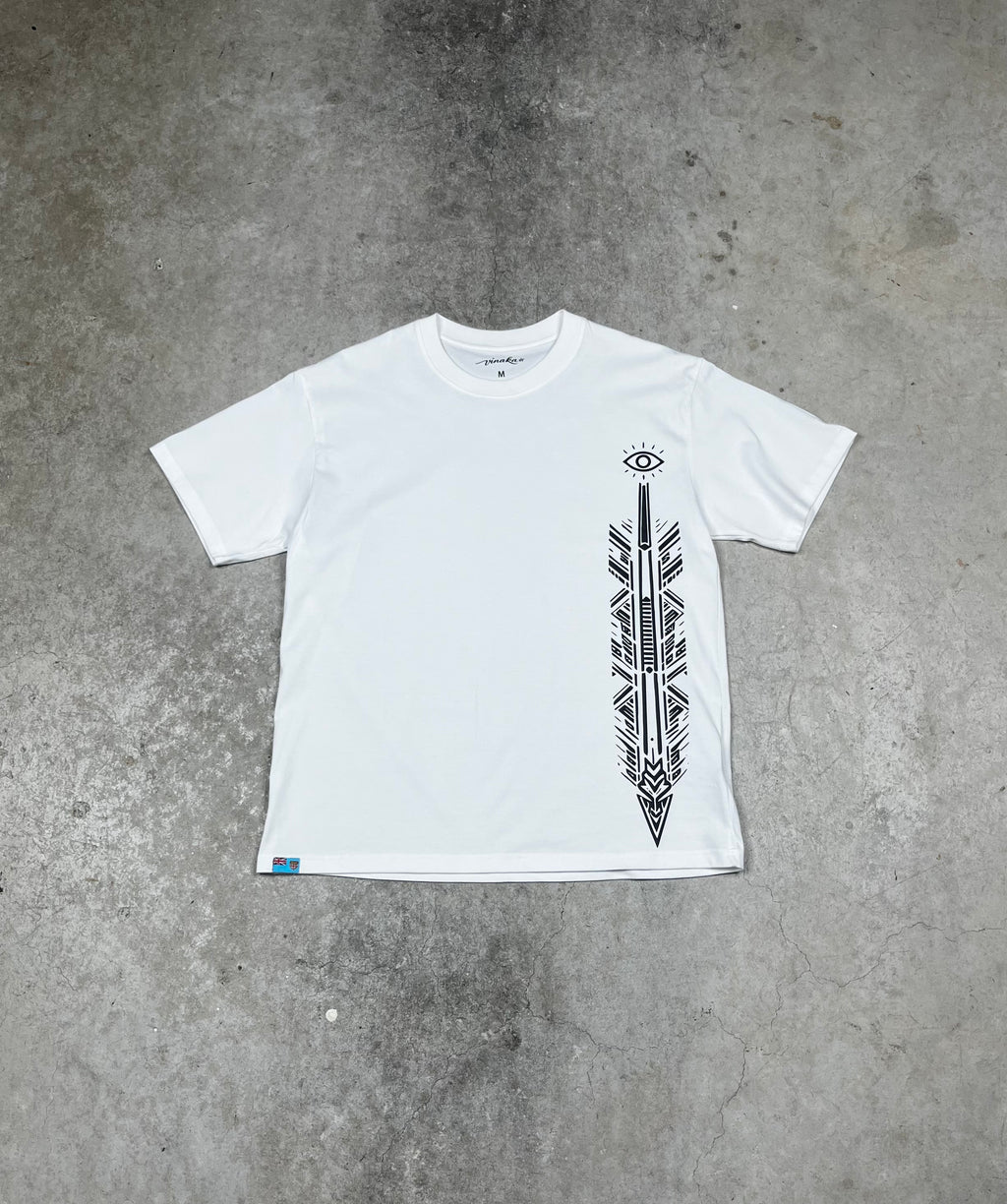 VINAKA™ Boxy Graphic Tee - White
