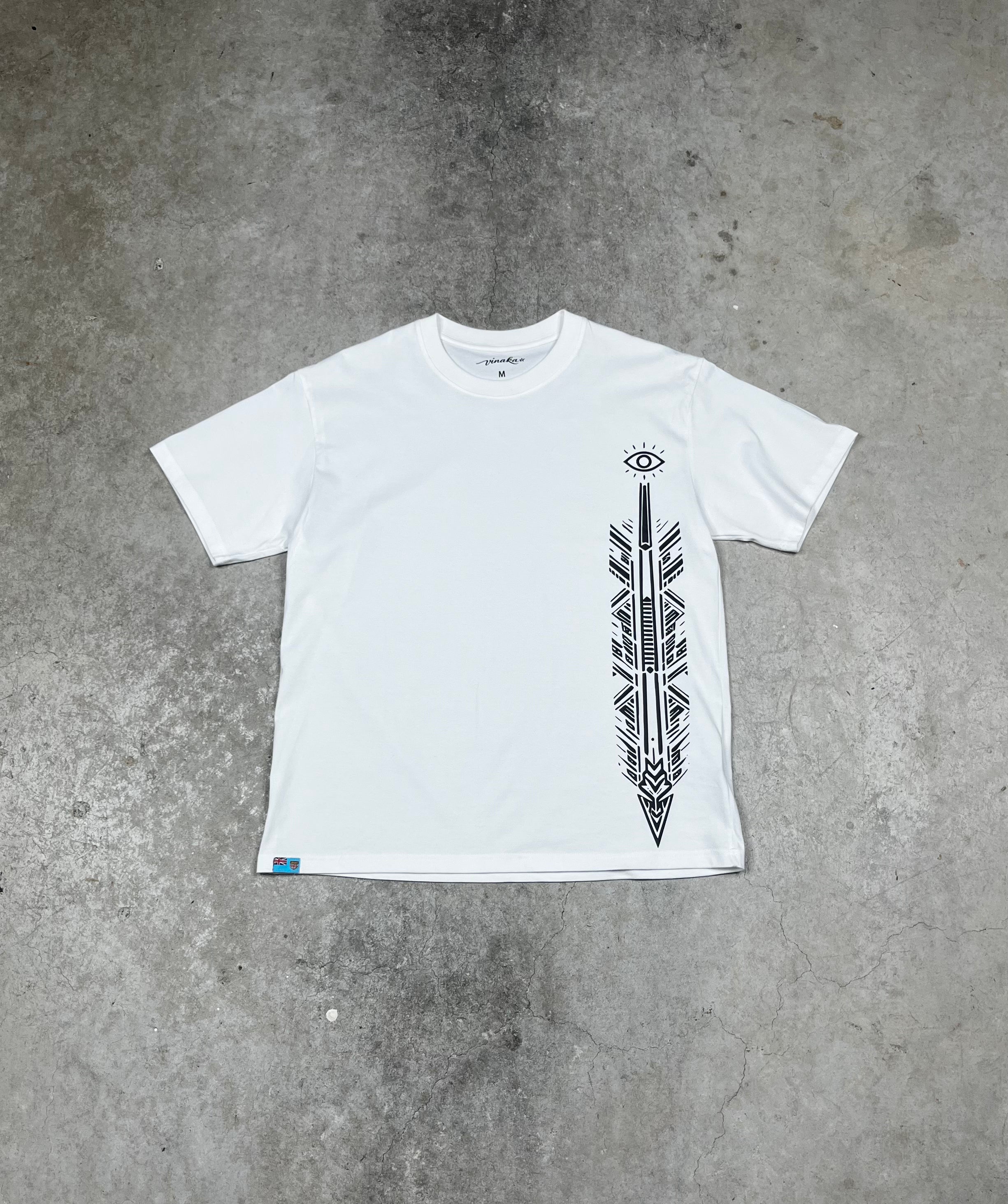 VINAKA™ Boxy Graphic Tee - White