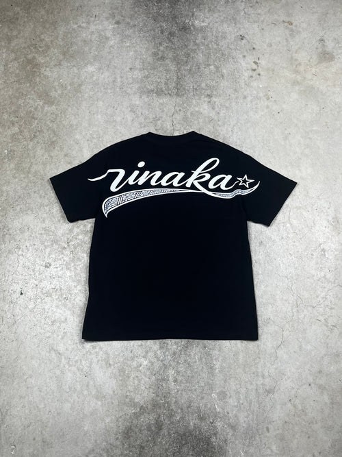 VINAKA™ Boxy Graphic Tee - Black