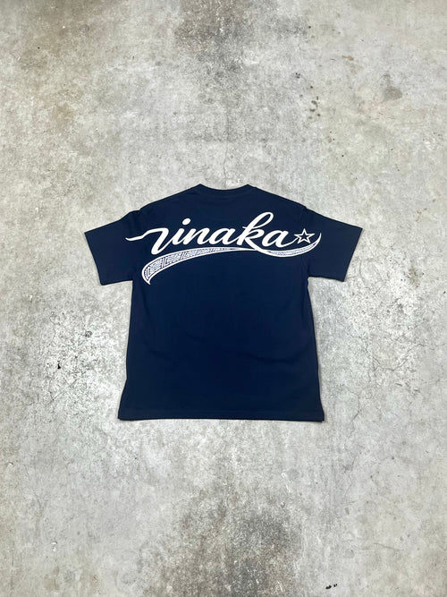VINAKA™ Boxy Graphic Tee - Navy
